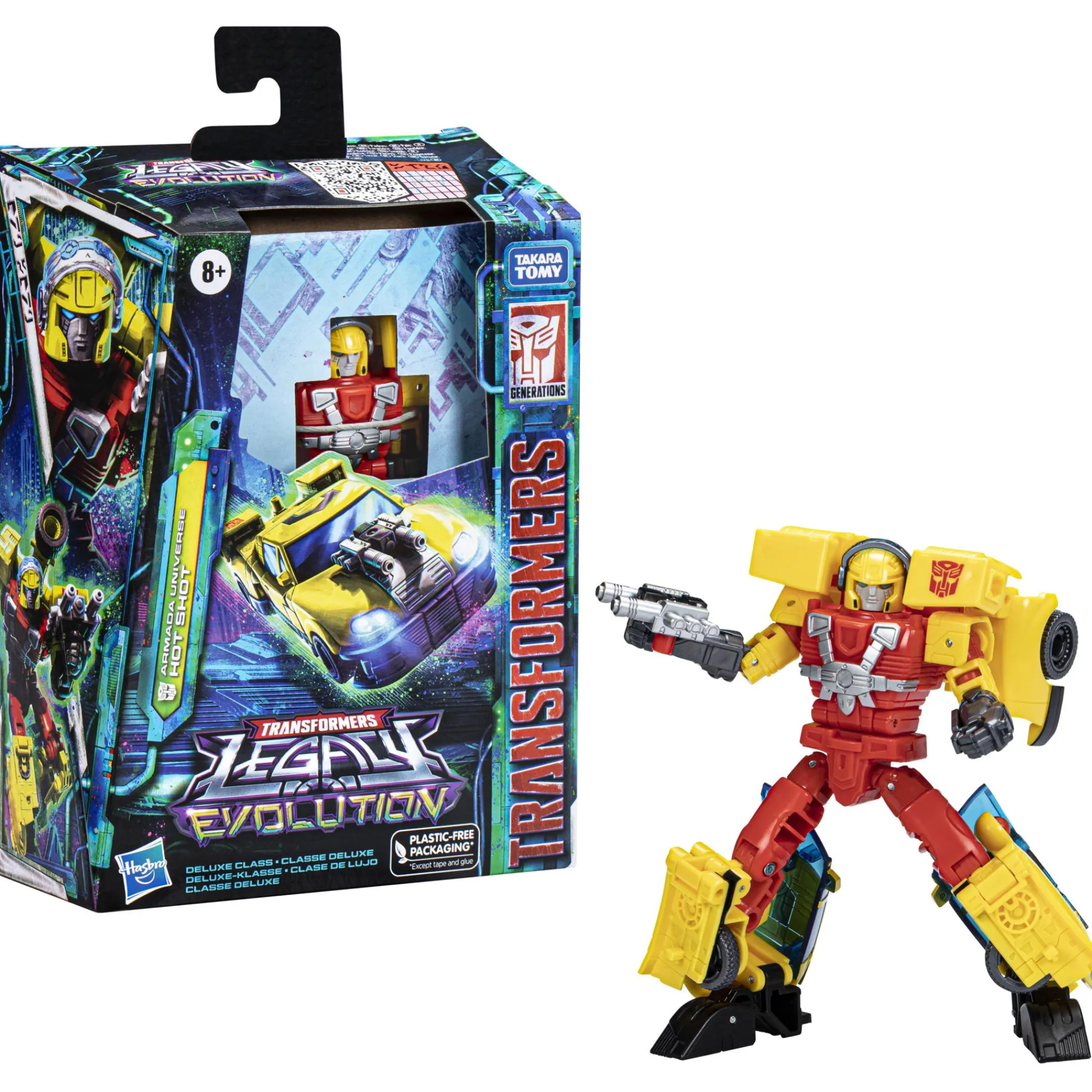 Hasbro Deluxe Class<Transformers Generations Legacy Deluxe Action Figure - Hot Shot