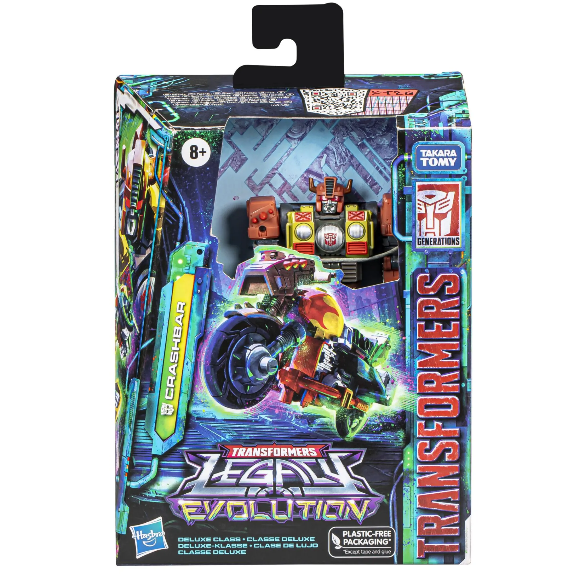 Hasbro Deluxe Class<Transformers Generations Legacy Deluxe Class Action Figure - Crashbar