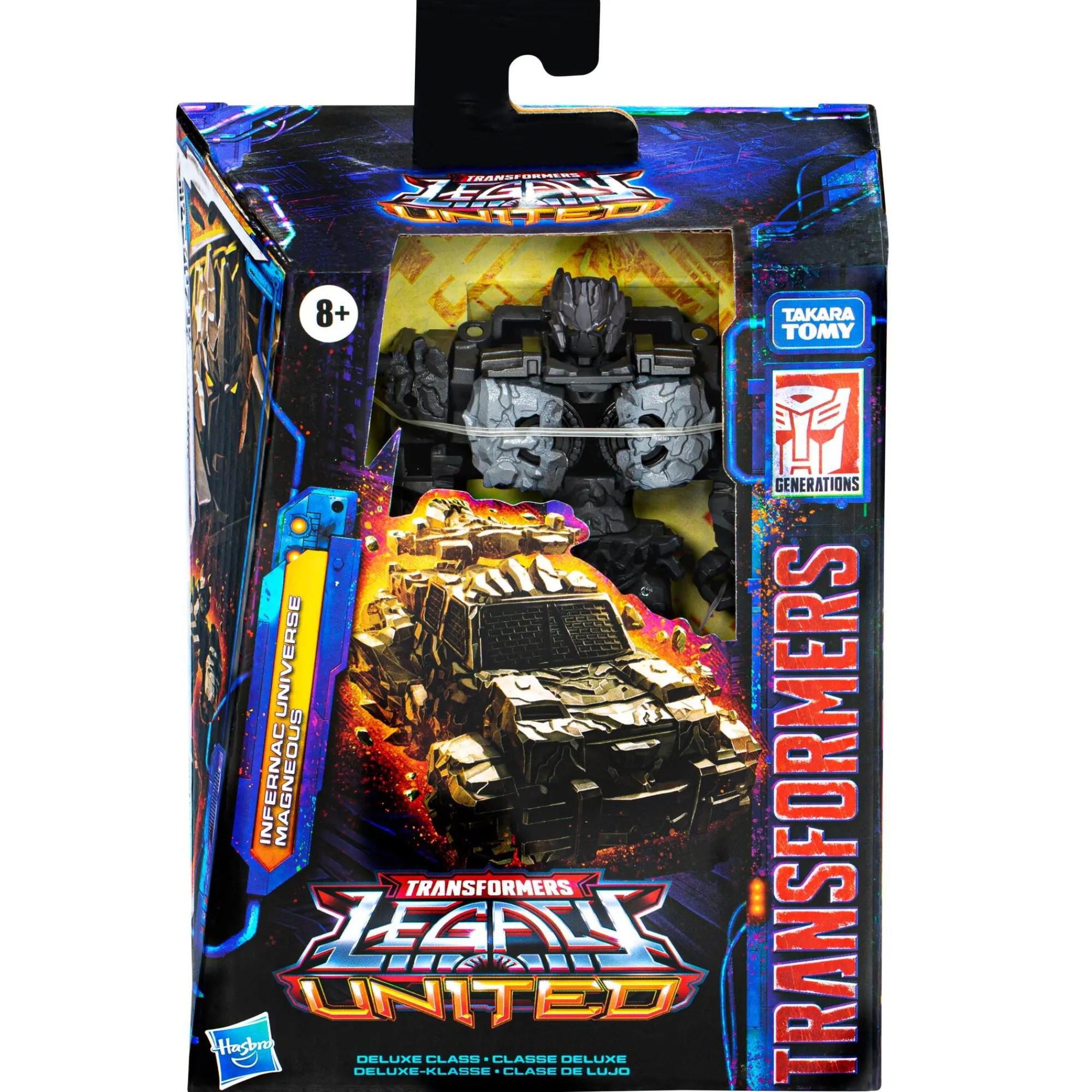 Hasbro Deluxe Class<Transformers Generations Legacy Deluxe Class Action Figure - Magneous