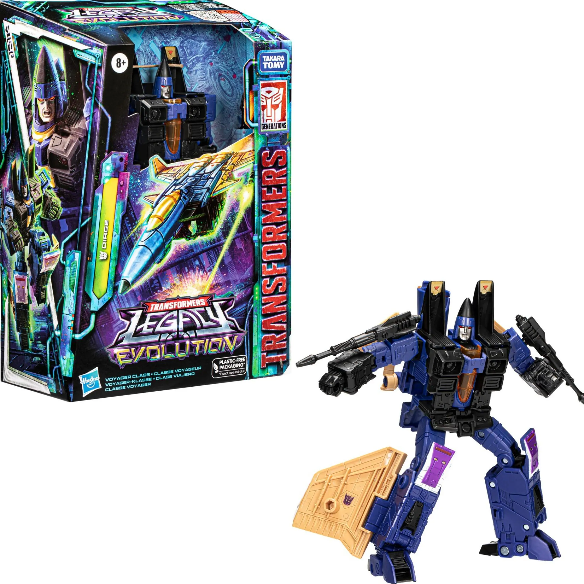 Hasbro Voyager Class<Transformers Generations Legacy Evolution Voyager Action Figure - Dirge