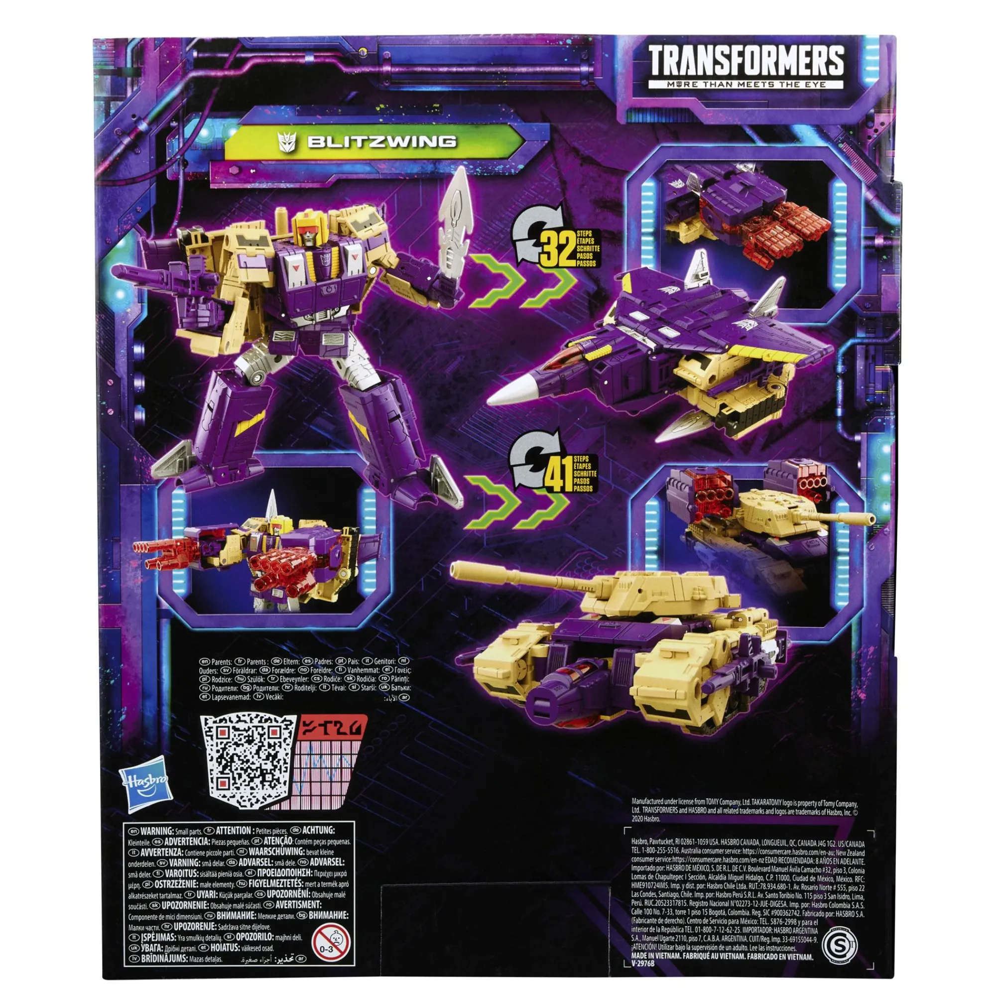 Hasbro Leader Class<Transformers Generations Legacy Leader Action Figure - Blitzwing