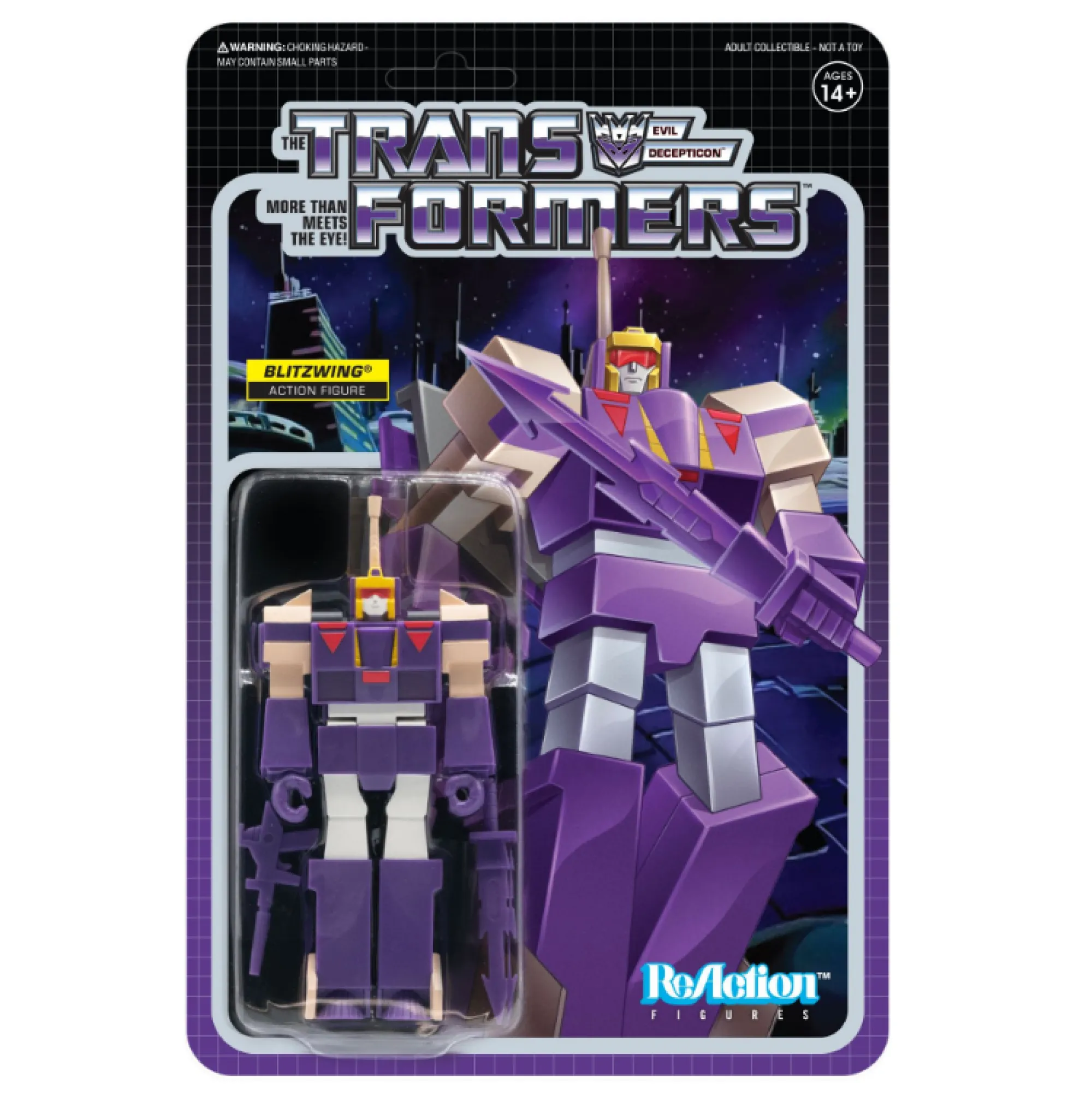 Super7 Reaction | Reaction Transformers<Transformers ReAction Action Figure - Blitzwing