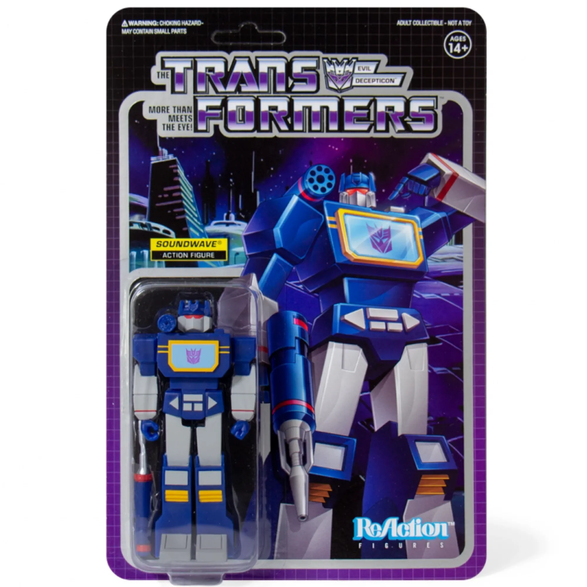 Super7 Reaction | Reaction Transformers<Transformers ReAction Action Figure Figure - Soundwave