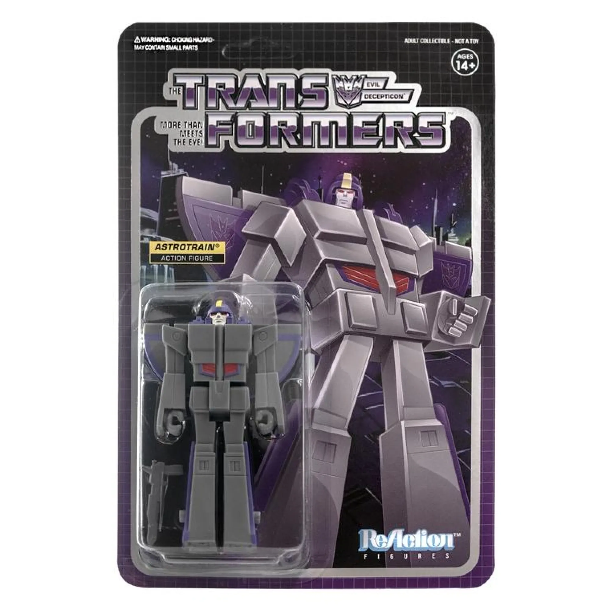 Super7 Reaction | Reaction Transformers<Transformers ReAction Action Figure Wave 2 - Astrotrain