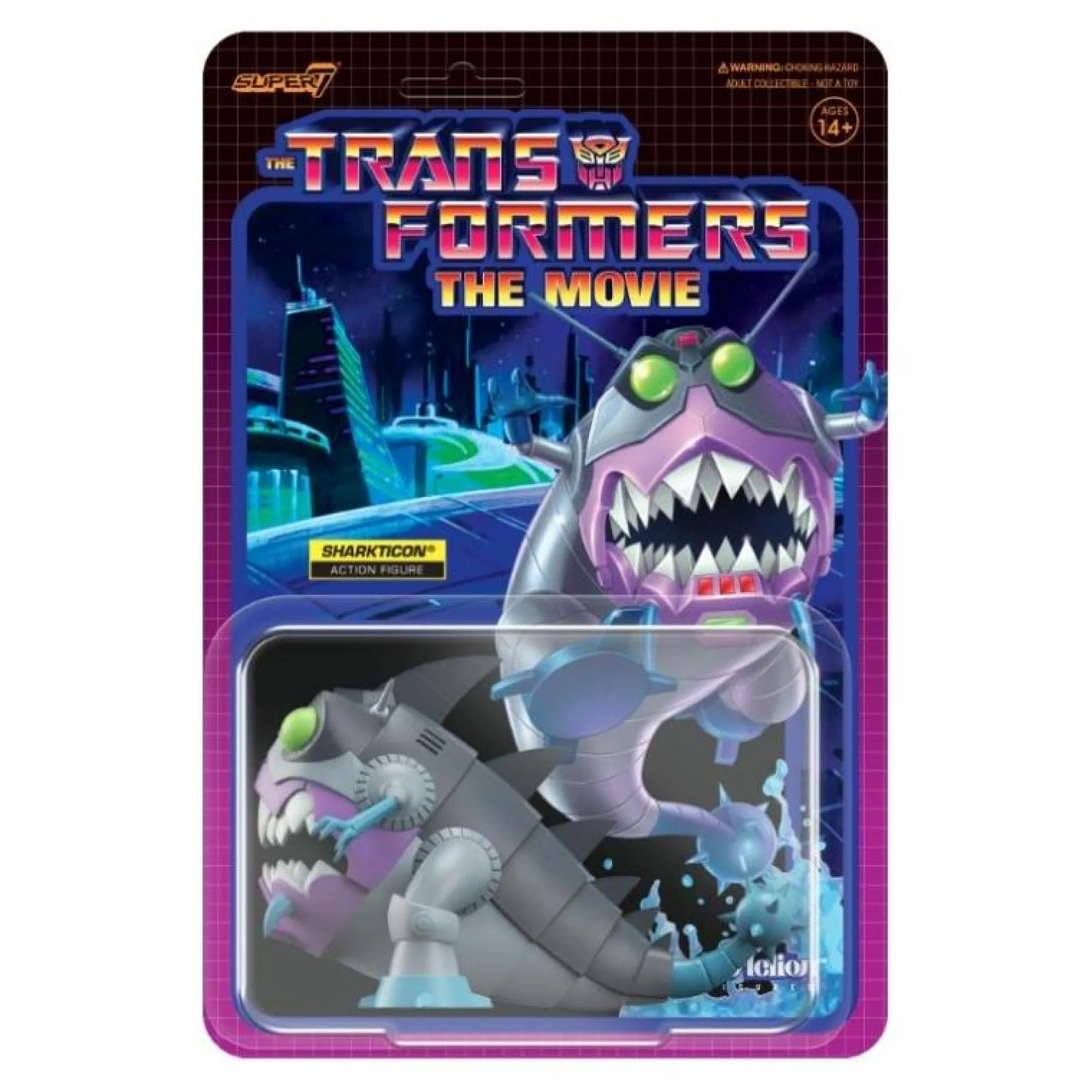 Super7 Reaction | Reaction Transformers<Transformers ReAction Action Figure Wave 6 - Sharkticon