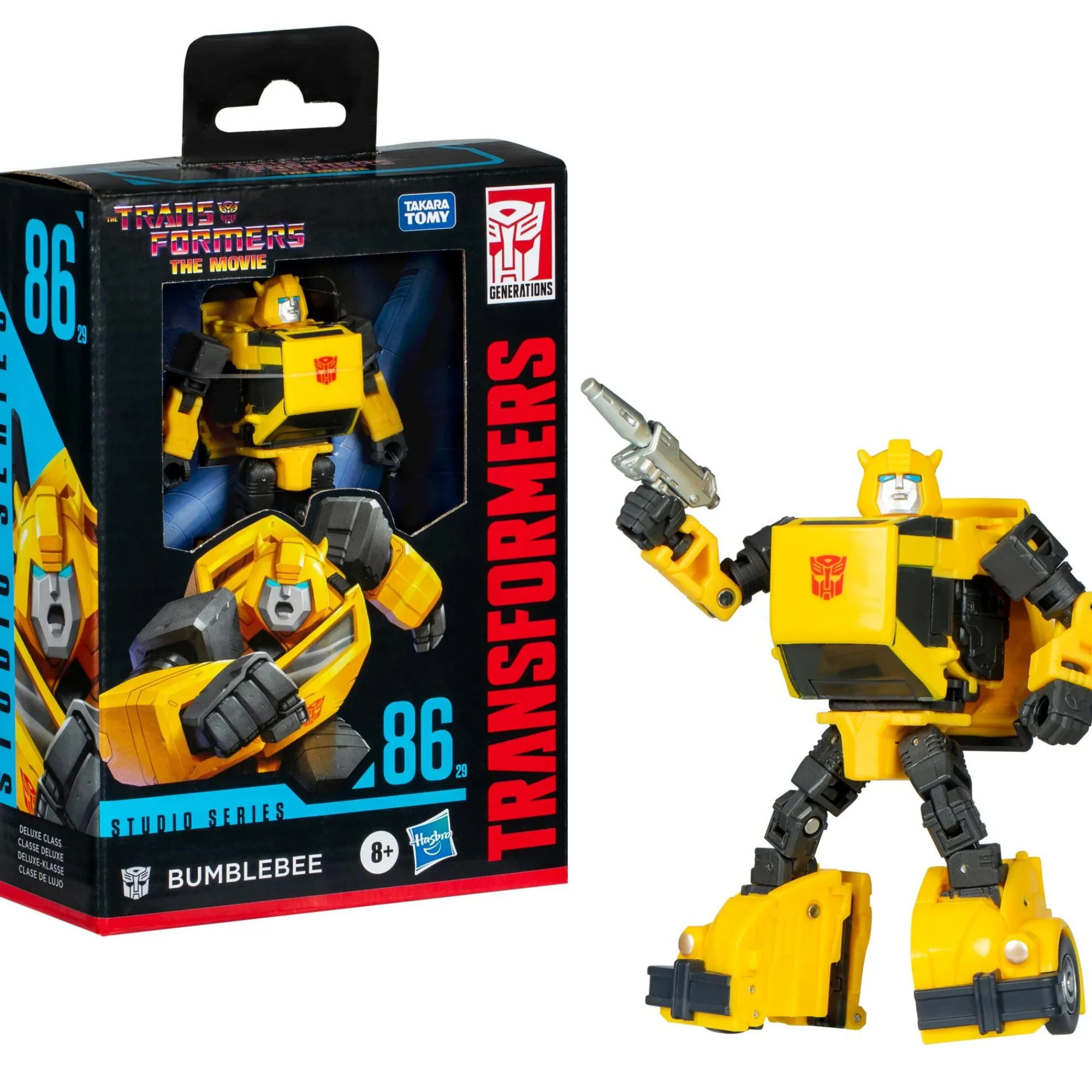 Hasbro Studio Series | Deluxe Class<Transformers Studio Series 86 Deluxe Class Action Figure - Bumblebee