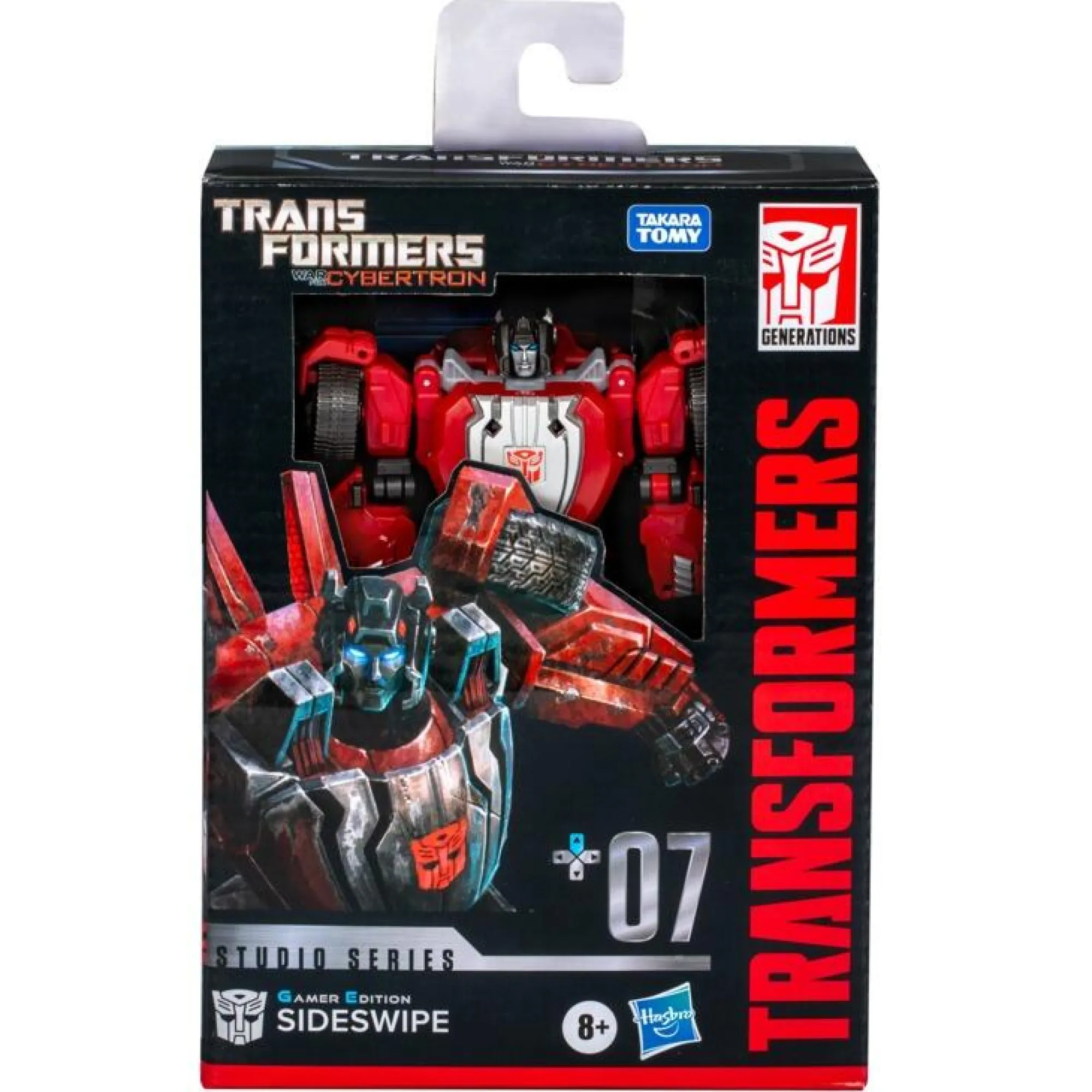 Hasbro Deluxe Class<Transformers Studio Series Deluxe Class Action Figure - Sideswipe