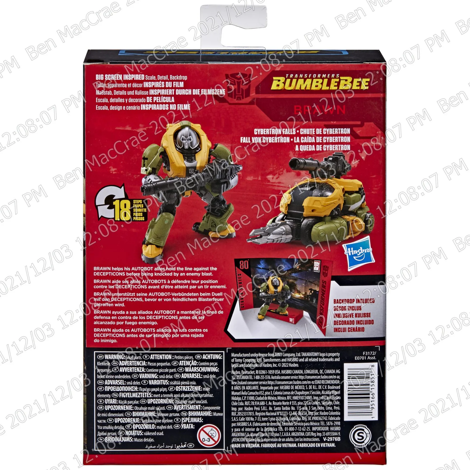 Hasbro Studio Series | Deluxe Class<Transformers Studio Series TF6 Deluxe Action Figure - Brawn