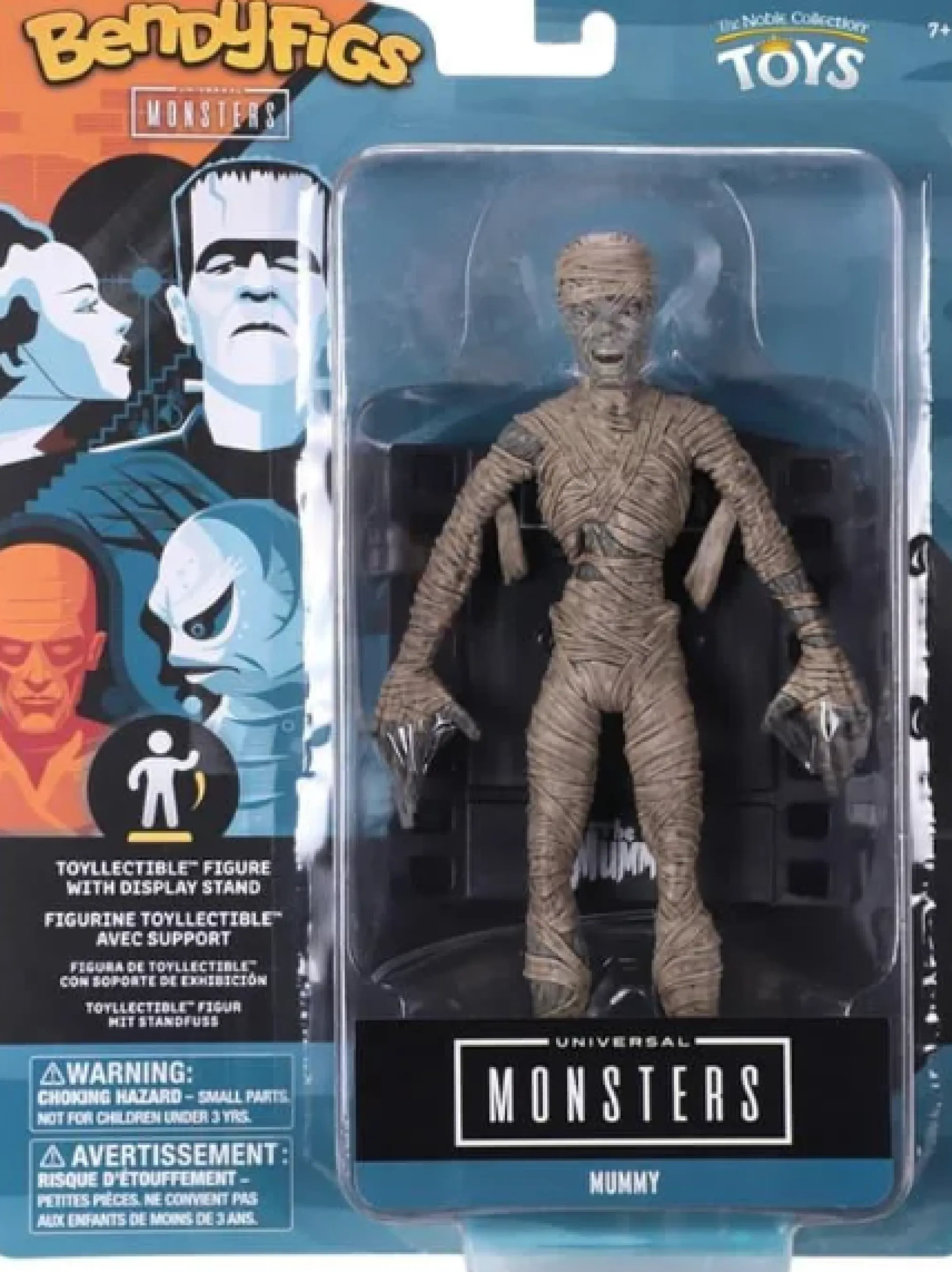 Noble Collection Universal Monsters | Bendyfigs<Universal Monsters Bendyfigs Action Figure - Mummy