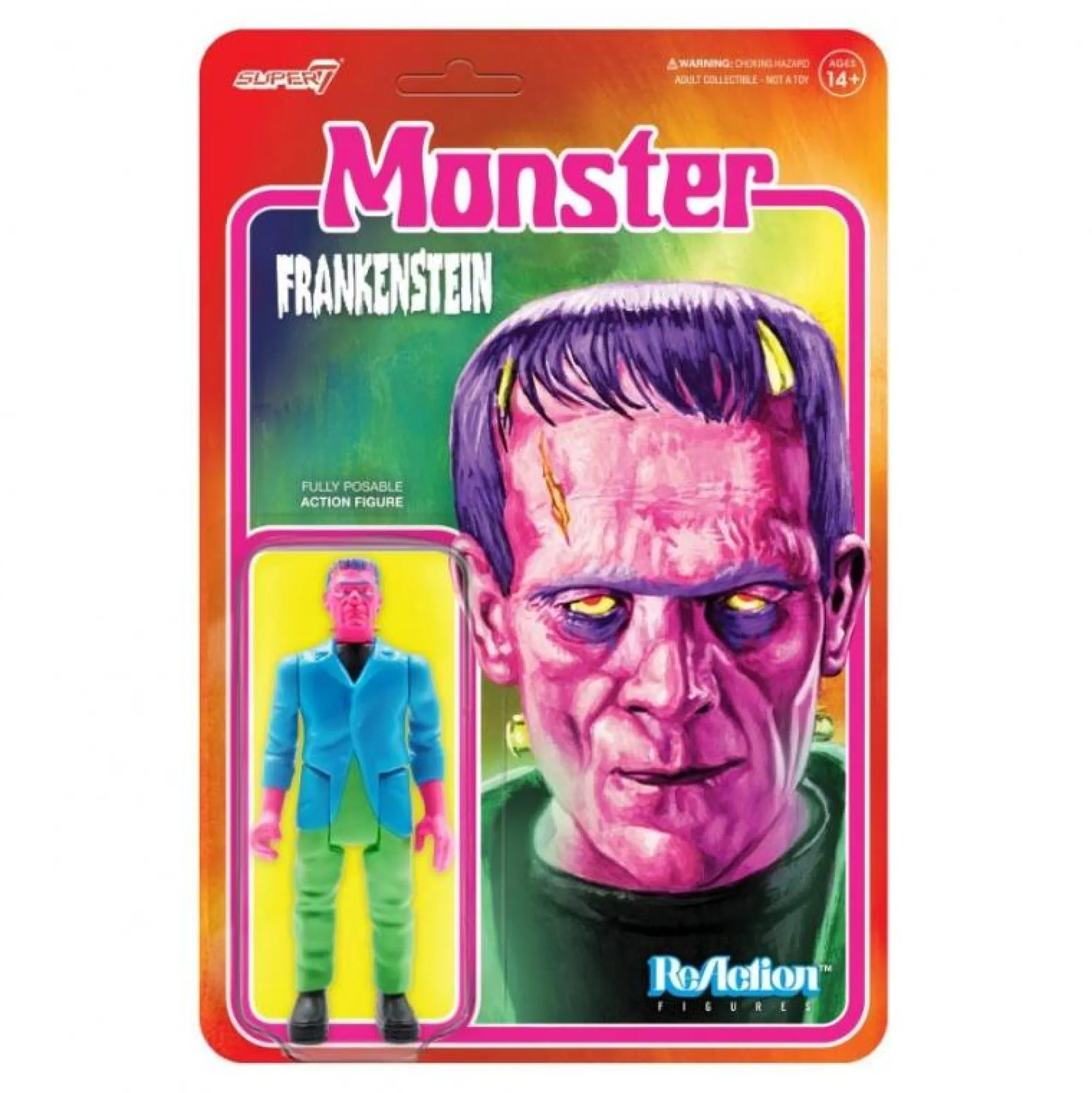 Super7 Reaction | Universal Monsters<Universal Monsters ReAction Action Figure - Frankenstein (Costume Colours)