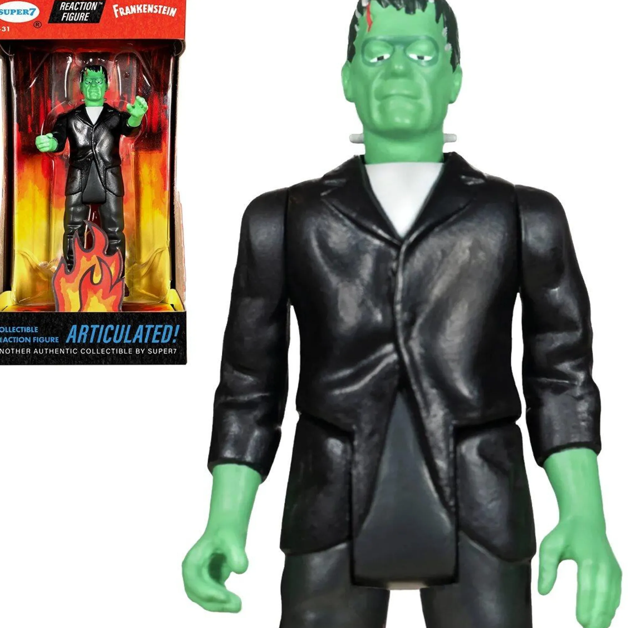 Super7 Reaction | Universal Monsters<Universal Monsters ReAction Action Figure - Frankenstein (Fire Box)