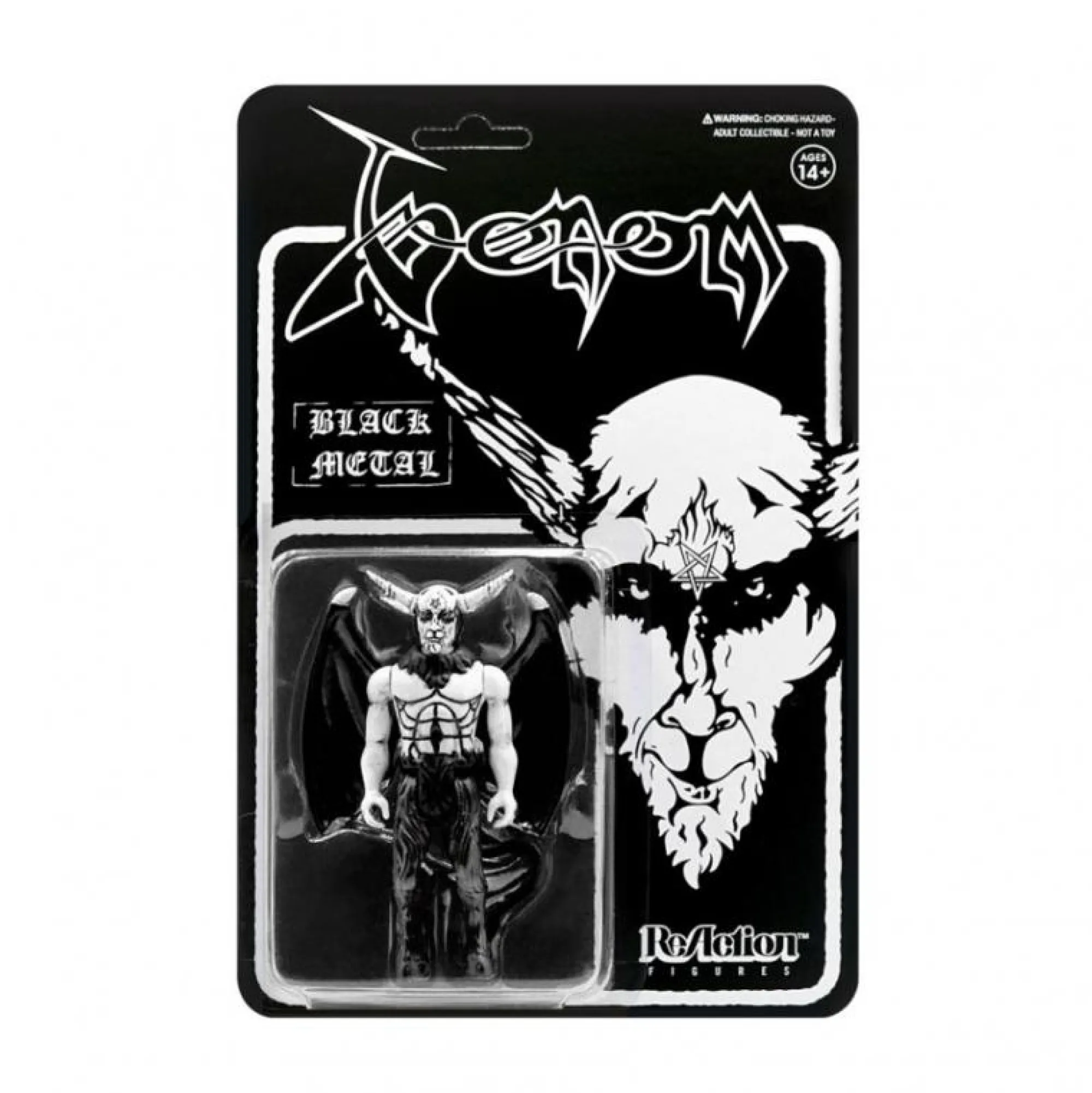 Super7 Reaction | Music<Venom ReAction Action Figure - Goat Head (Black Metal)