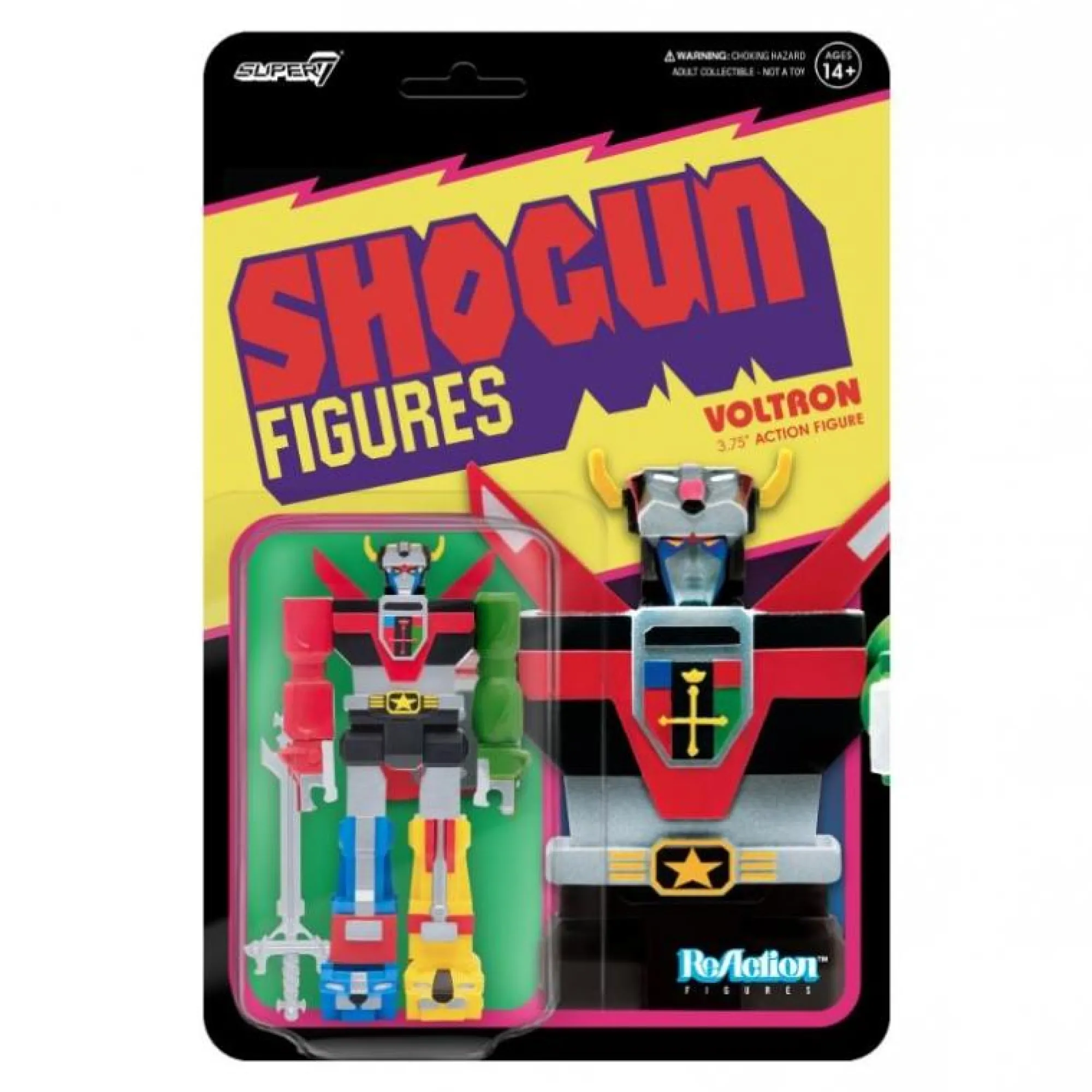 Super7 Reaction<Voltron Reaction Action Figure - Voltron