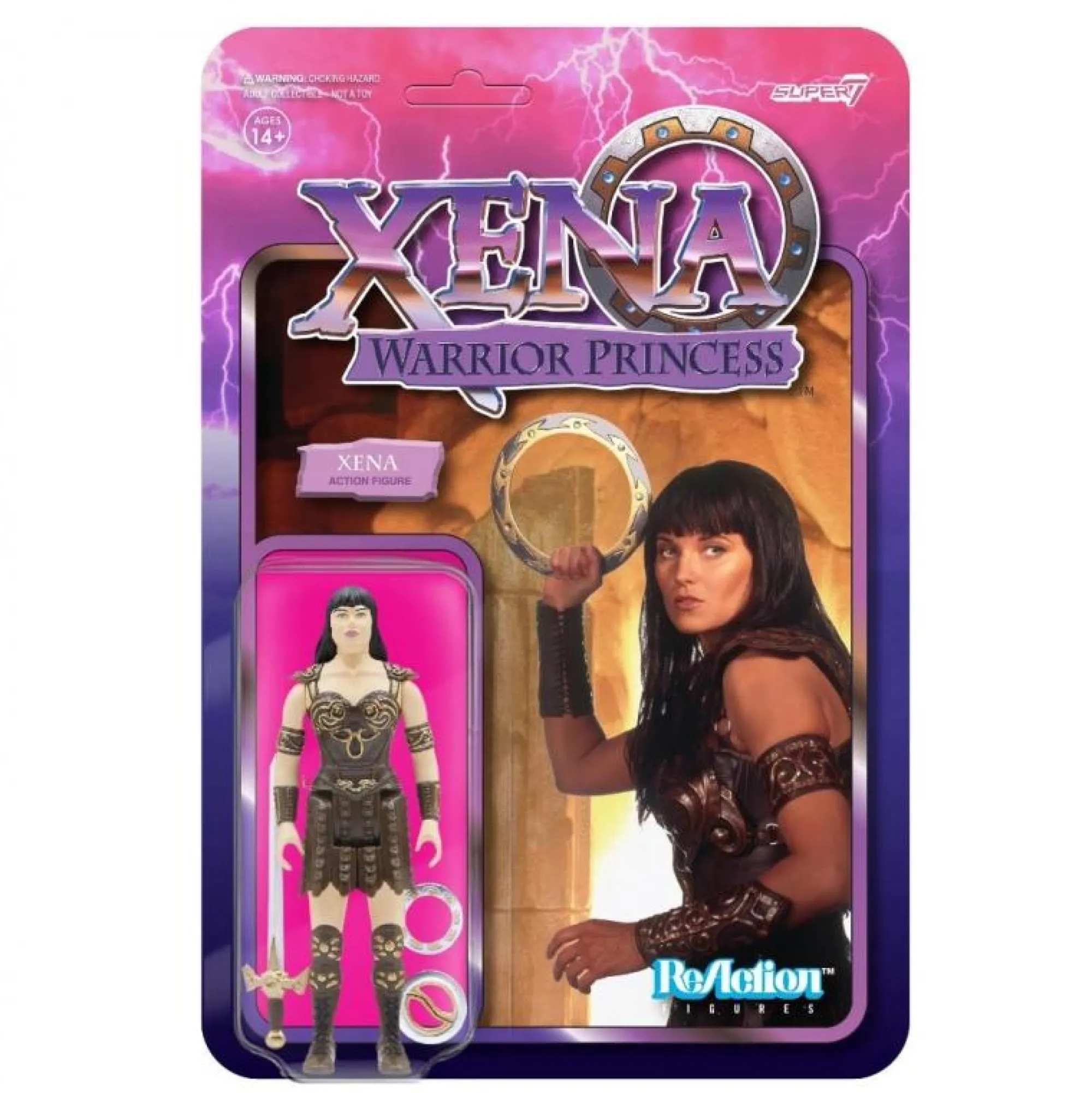 Super7 Reaction<Warrior Princess ReAction Action Figure Wave 1 – Xena