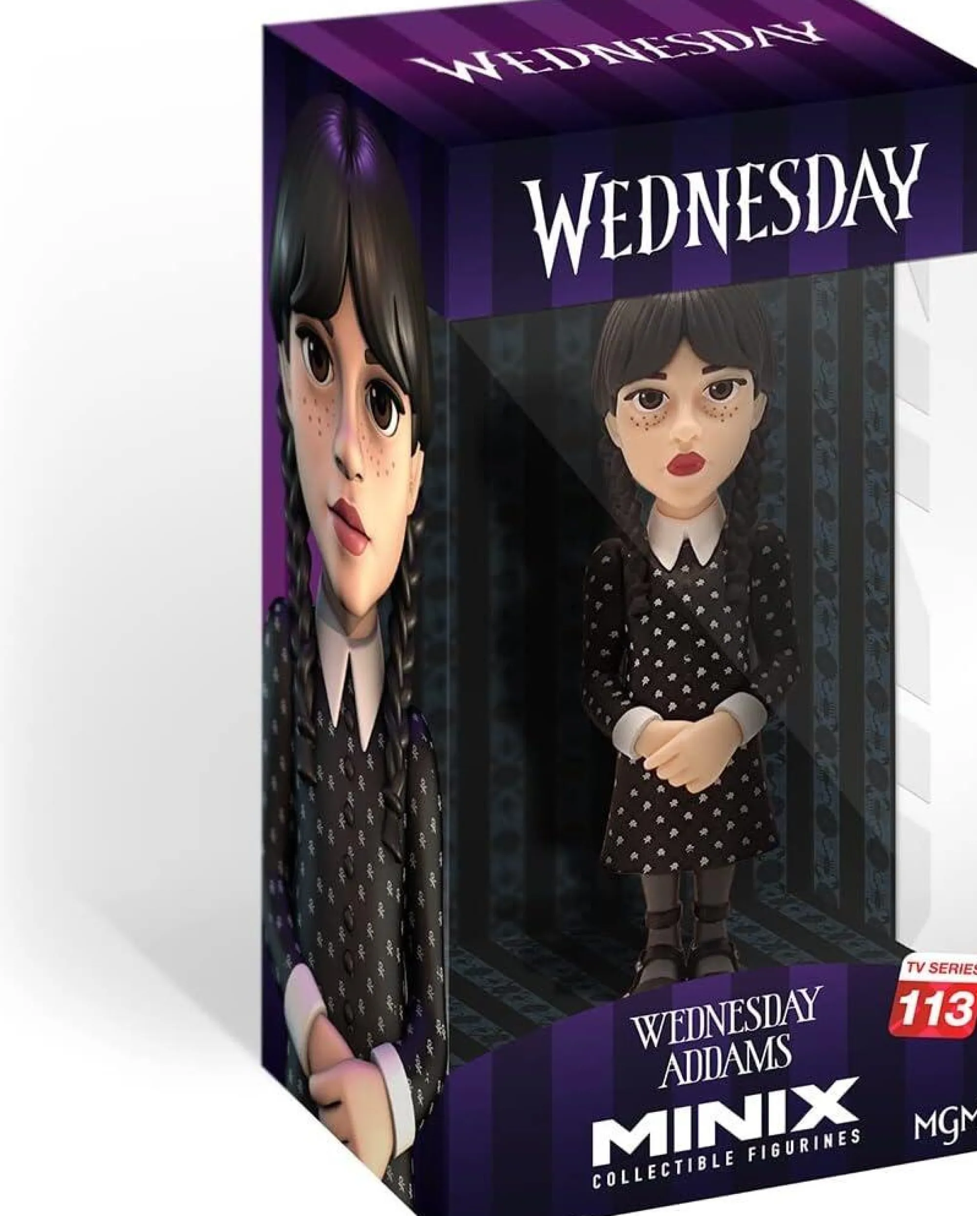 Minix Collectible Figurines Minix Collectible Figurines<Wednesday Minix 5 Inch Collectible Figurine - Wednesday Addams