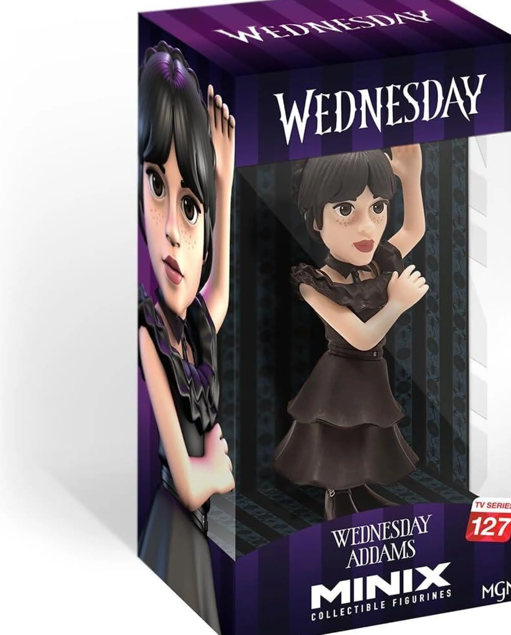 Minix Collectible Figurines Minix Collectible Figurines<Wednesday Minix 5 Inch Collectible Figurine - Wednesday Addams (Ball Dress)