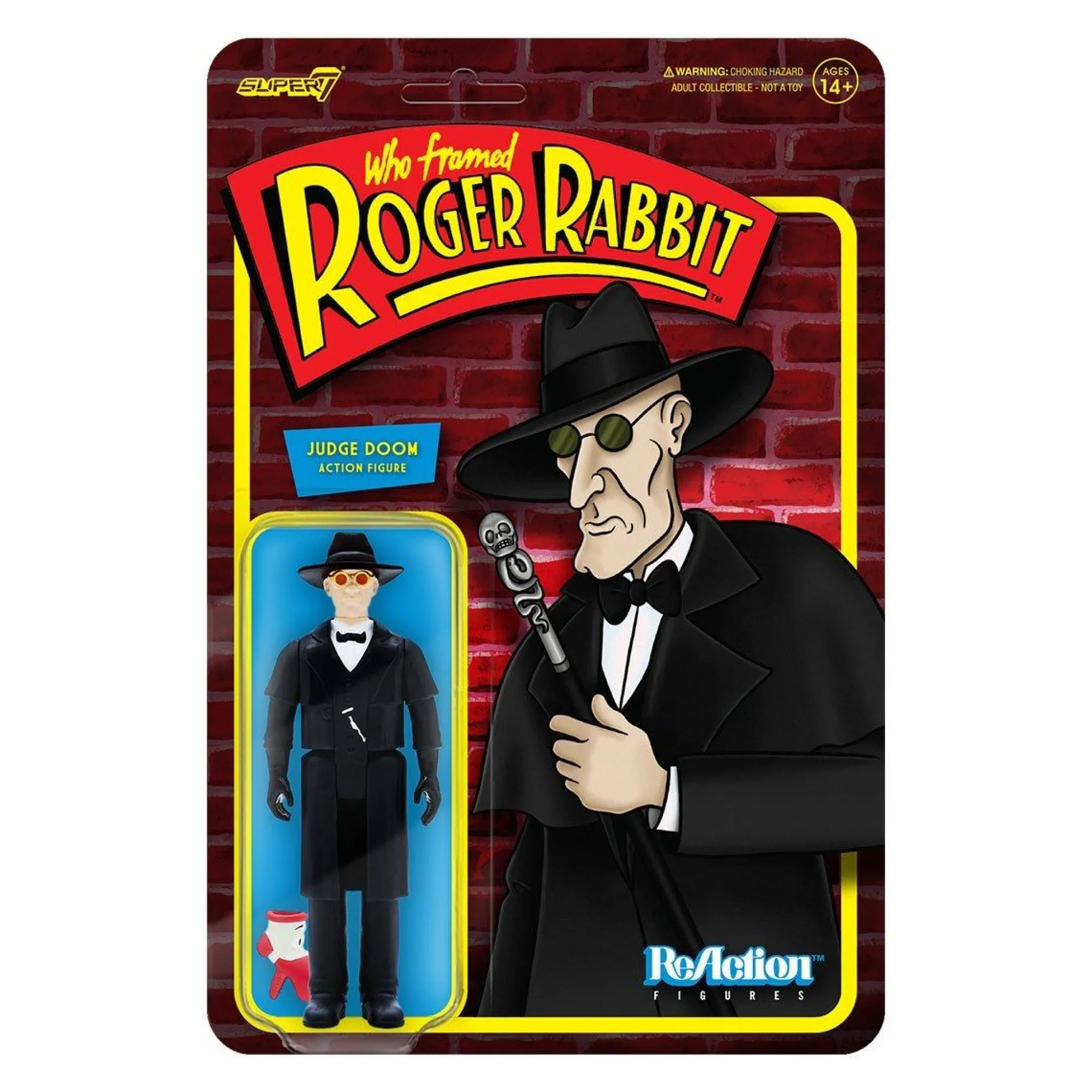 Super7 Reaction<Who Framed Roger Rabbit ReAction Action Figure - Judge Doom